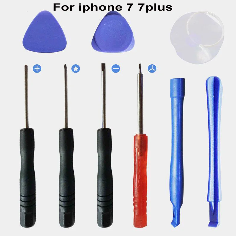 10 In1 Repair Opening Pry Tools Tournevis Set Kit pour Téléphone Mobile Iphone 6 5 S 