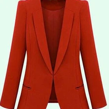 Супер предложения яркий Блейзер плюс размер 4XL модные уличные куртки для женщин весна тонкий Casaco повседневные Пальто Feminino