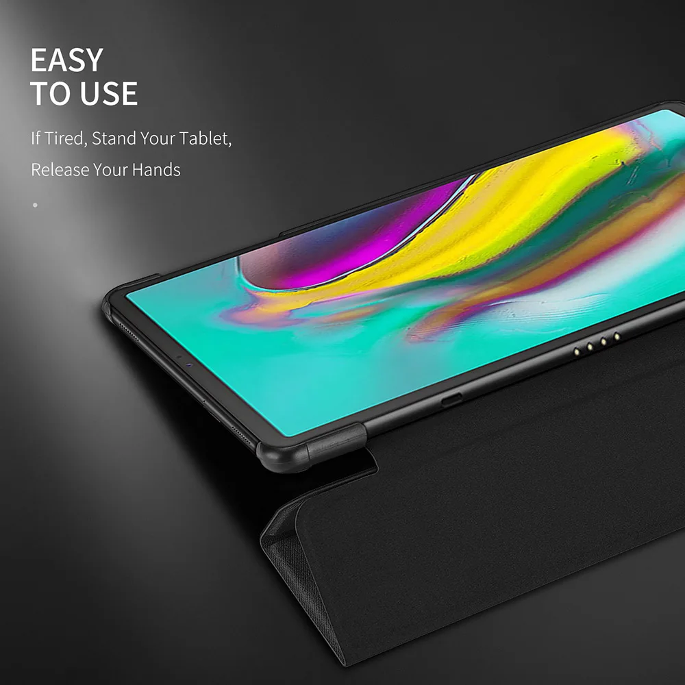 DUX DUCIS умный чехол из искусственной кожи для Samsung Galaxy TAB S5E 2019 откидной Магнитный