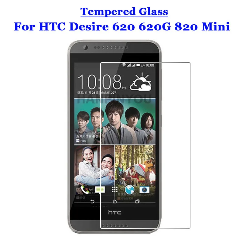 Для HTC 620 закаленное стекло 9H 2.5D Премиум Защитная пленка для экрана Desire 620G/820 Mini