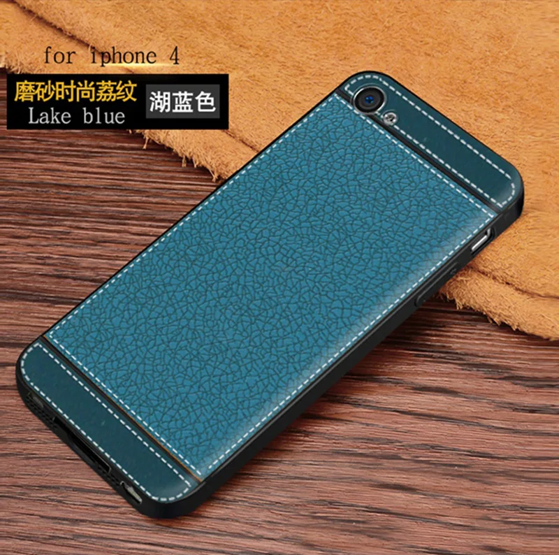 Litchi silicone case iphone 4 4s (13)