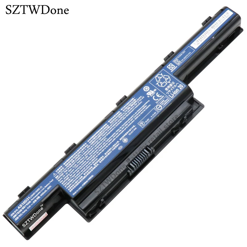 SZTWDone AS10D31 ноутбук Батарея для ACER V3 471G 551G 571G 771G E1 421 431 471 531 AS10D41 AS10D51 AS10D61|battery for acer|laptop