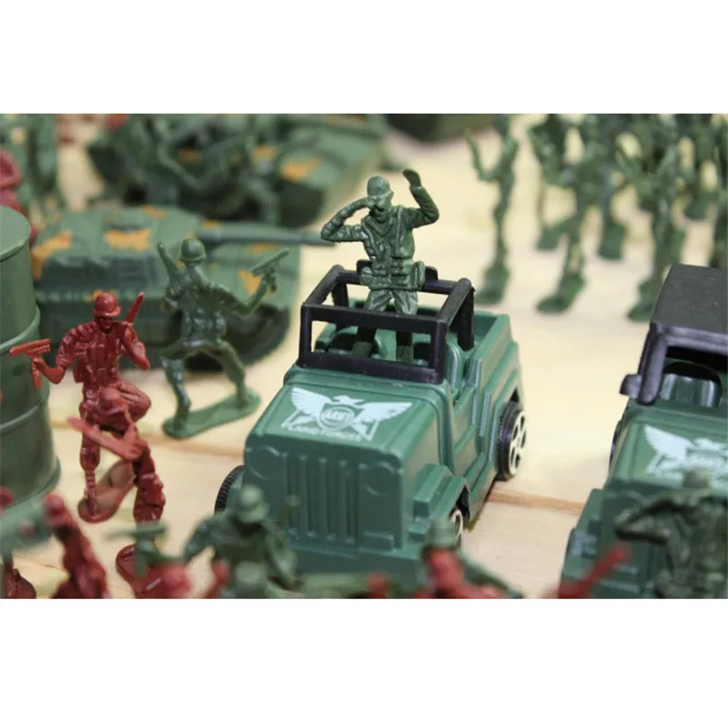 307pcsset Military Plastic Model Toy Soldier Army Men Figures & Accessories Playset Kit Decor Gift Model Toys For Children (4)