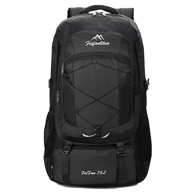 US $20.84 75L Waterproof unisex men backpack travel pack sports bag pack Outdoor Camping Mountaineering Hikin