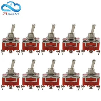 

10pce Rocker switch E-TEN1121 button switch shake the power switch ON-OFF 3 foot two gears toggle switch