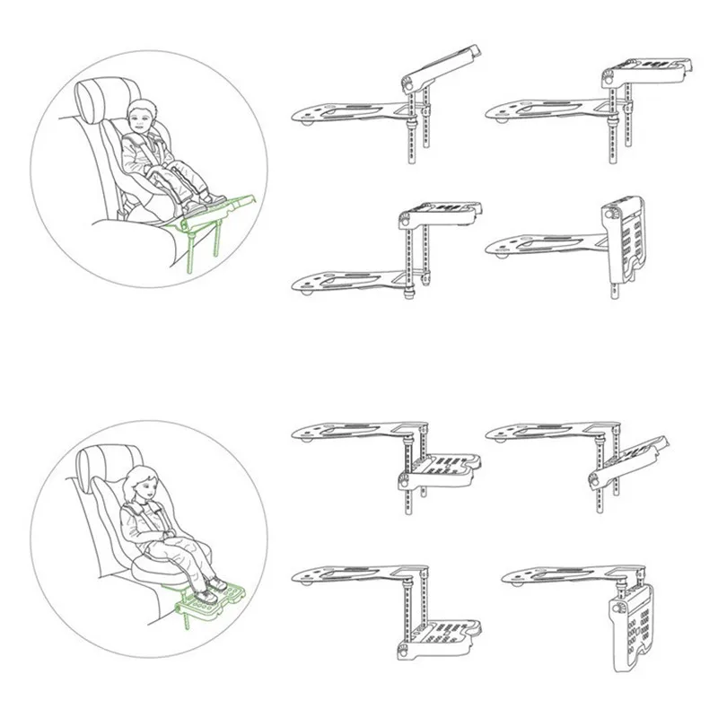 Детское автокресло педаль для детей колено guard безопасности Защитные подушки автомобильный держатель сиденье, подставка для ног сиденье для ног