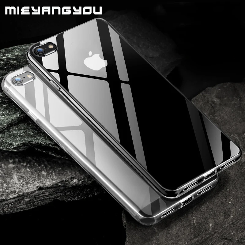 Прозрачный чехол из ТПУ для iphone XS 11 Pro Max XR X 10 мягкий силиконовый 6 6S 7 8 Plus задняя