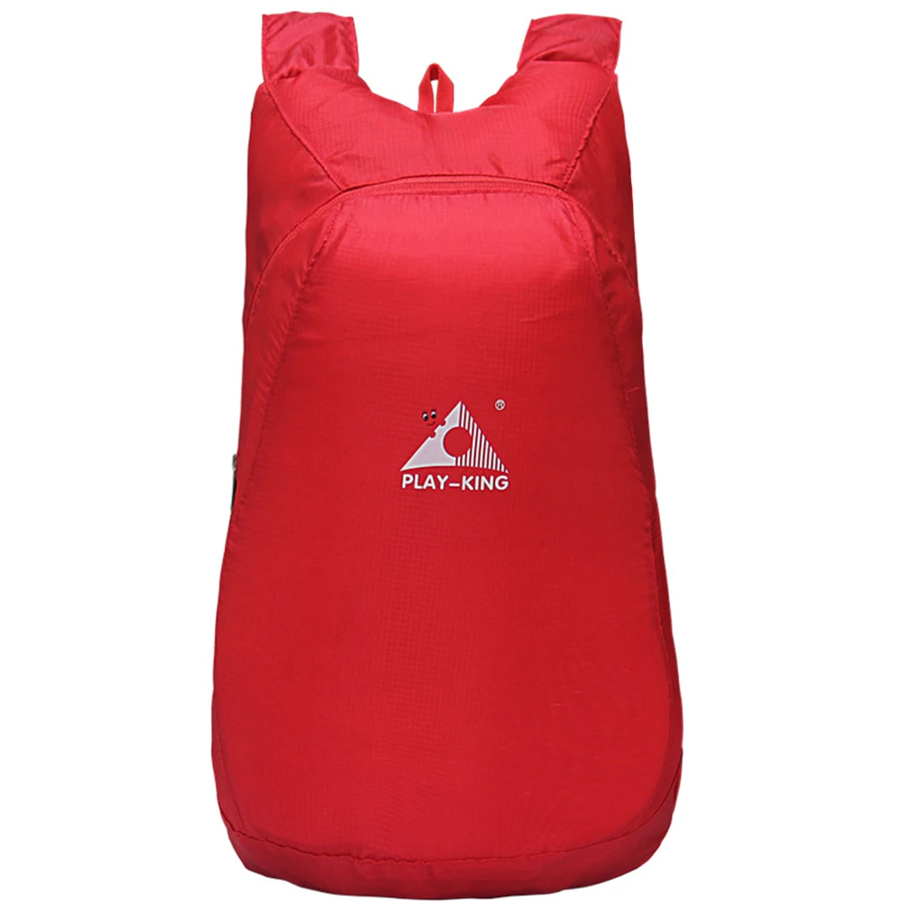 Складной Водонепроницаемый легкий рюкзак для путешествий на открытом воздухе спортивный походный рюкзак сумка на плечо - Цвет: Красный цвет
