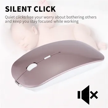 

COMBATERWING Bluetooth Wireless Mouse Slim Silent Mate Rechargeable Mouse Mice for PC Laptop Android Tablet home/office use A30