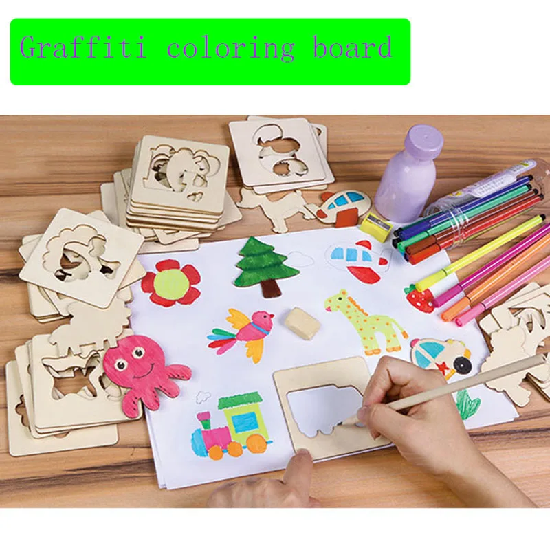 Graffiti coloring board