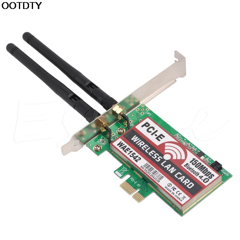 Bluetooth 4,0 Беспроводной 50 м PCI-E PCI Express Card WI-FI сети LAN Ethernet NIC