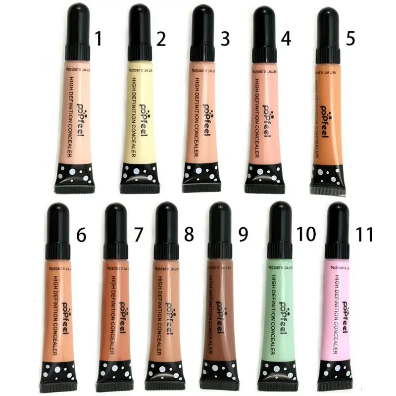 

Popfeel Base Liquid Concealer Face Contour Corrector Make up foundation stick Coverage Whitening Moisturizer Makeup Primer Cream