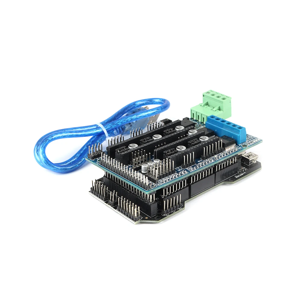 Peças de Impressora Placa de Controle de Atualização Driver de Motor r3 + Ramps Painel de Controle + 5 Re-braço Mega 1.5 Pcs Tmc2100 V1.3 3d 32 Bit 2560 8 High Quality Computador e Escritório