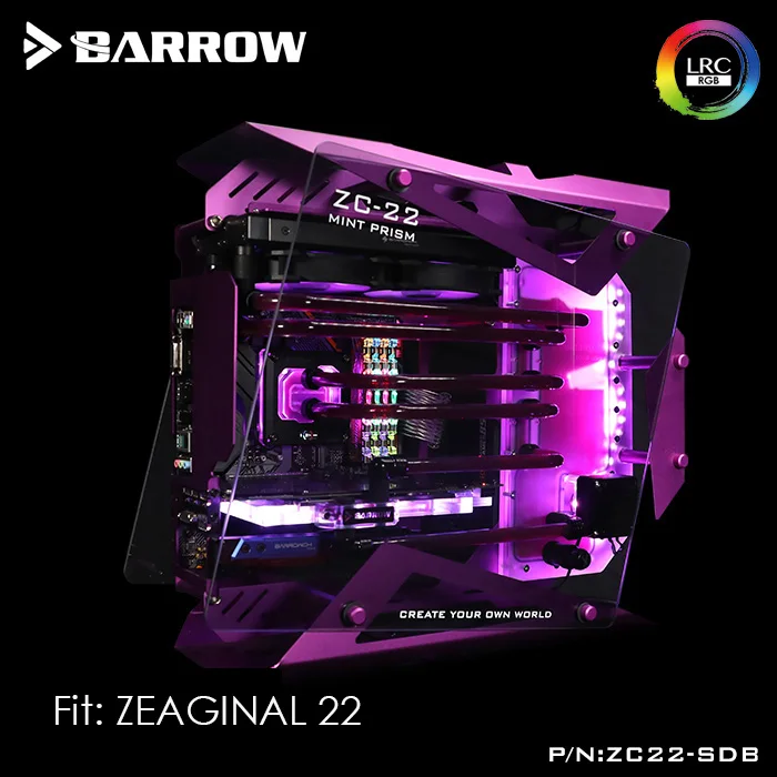 Барроу водная доска для ZEAGINAL 22 чехол компьютера специальный резервуар 2 0 RGB