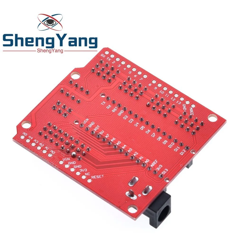 Плата совместимая с контроллером NANO I/O датчик расширения Shield Module для Arduino UNO R3 Nano