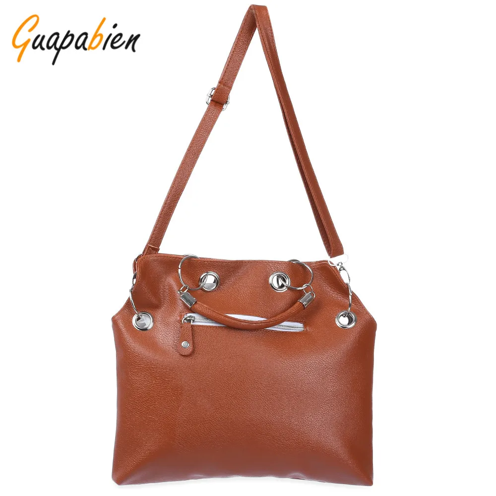 Brown Leather Long Strap Bag