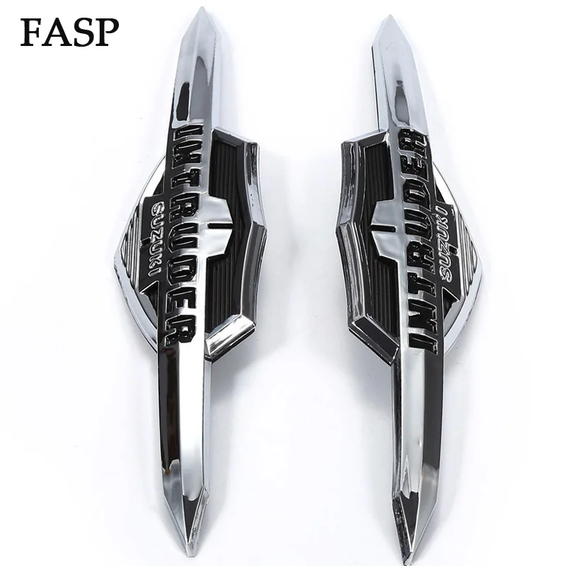 

2 PCS FASP Motorcycle Gas Tank Emblem Badge For Suzuki Intruder VL400 VL800 LC1500 Volusia Gas Tank Emblem Badge Decals