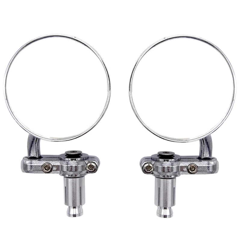

1 Pair 7/8" Universal Round Aluminum Motorcycle Rearview Mirror Folding Handle Bar End Rearview Side Mirrors Moto Accessories