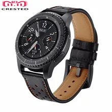 Хохлатая кожа gear S3 Frontier ремешок для samsung Galaxy watch 46 мм 22 мм ремешок для часов huawei часы gt ремешок для часов браслет