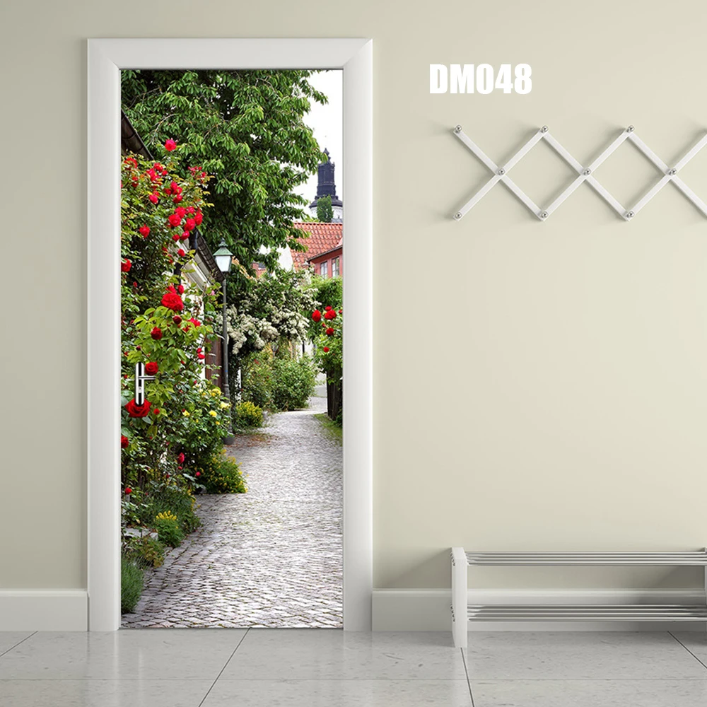 Наклейка s portes decoratives 3d стикер на дверь украшение дома 77 см* 200 см обои на дверь mt083 3d стикер на дверь