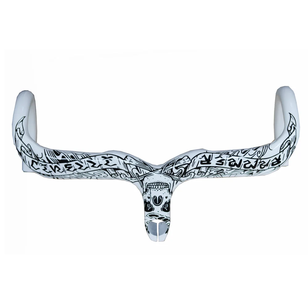 

One Set Cinelli Ram Full Carbon Fiber Road Integrated Handlebar with Carbon Saddle