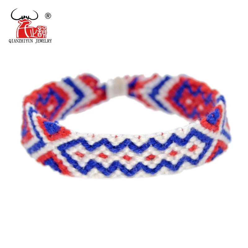 Cotton Friendship Bracelets Anklet Bracelets Polynesia Style Weave