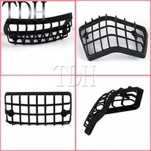 Black Motorcycle Plastic Front & Rear Turn Signal Light Grille Cover Guard Lens Grills Protector For Vespa PX VSX VNX LML Star