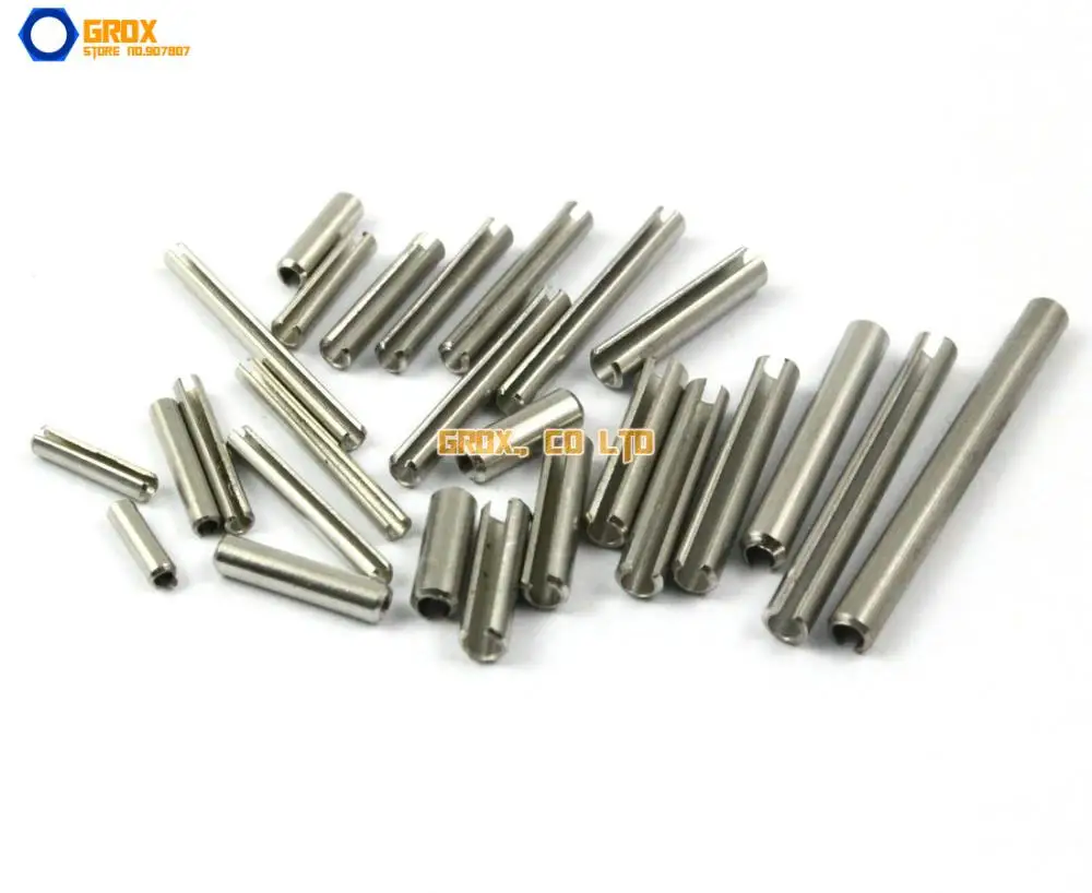 Slotted Spring Tension Pins Sellock Roll Pins Carbon Steel Metric 13mm To 18mm 