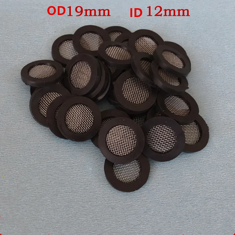

5pcs 1/2'' 3/4'' shower nozzle with filter mesh rubber gasket washer sh intake pipe sealing ring high temperature anti-clogging