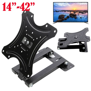 

TV WALL MOUNT BRACKET LCD LED MONITOR FLAT TILT SWIVEL CORNER RV FREE