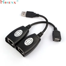 Удлинительный usb-адаптер Mosunx, фабричная цена, до 150 футов, с использованием кабеля CAT5 RJ45 LAN, 6311B13, Прямая поставка