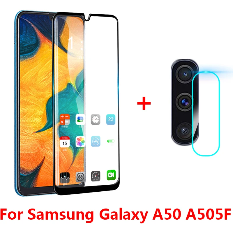 2 в 1 Защитная пленка для задней камеры Samsung Galaxy A70 A50 A40 A30 A20 M30 J4 J6 Plus A6 A8 2018 S10E из