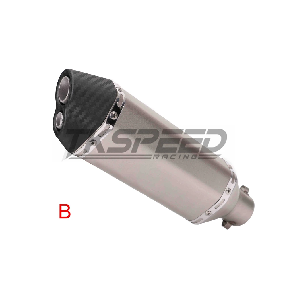 51mm universal Motorcycle Modified Exhaust pipe Muffler Exhaust scooter For CBR125 CBR250 CB400 CB600 YZF FZ400 Z750