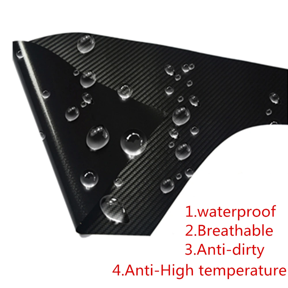 Car Window Pillars Decal Stickers Trim fit for Ford Focus 2012 2013 2014 2015 2016 Carbon Fiber Sticker 8pcs per set Car-styling 1