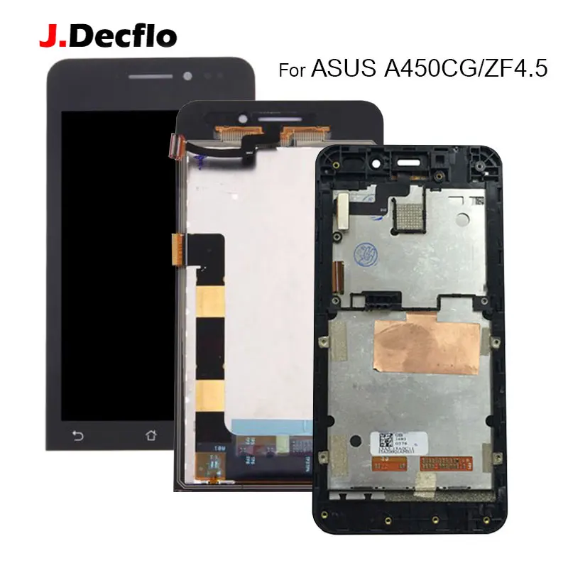100% tested Original LCD For Asus Zenfone 4 A450CG Screen Display With Touch Digitizer Assembly With/No Frame Black | Мобильные