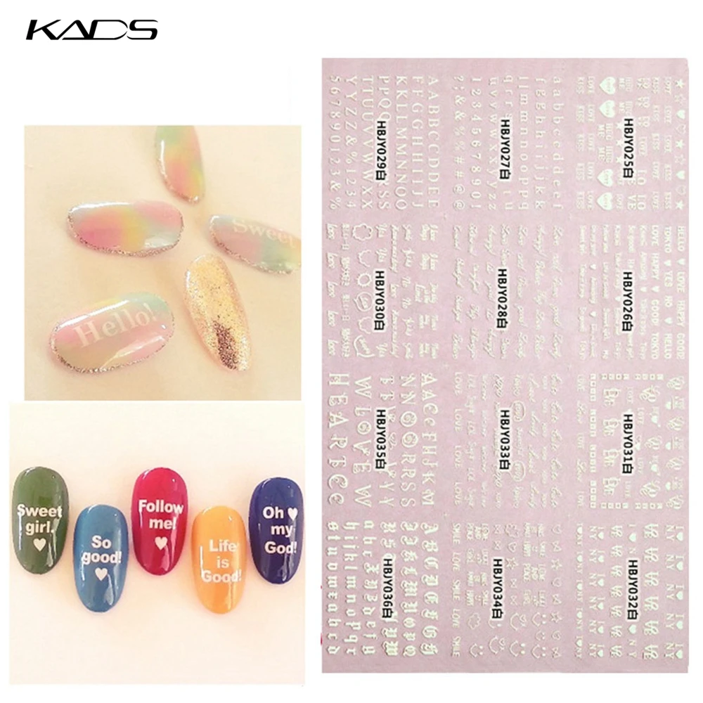 KADS 12 hojas 3D pegatina de uƱas serie de diseƱos de letras pegatinas de Arte de uƱas calcomanĆas de agua para Pegatinas de uƱas arte secreto KADS 12 hojas 3D pegatina de uƱas serie de diseƱos de letras pegatinas de Arte de uƱas calcomanĆas de agua para Pegatinas de uƱas arte secreto