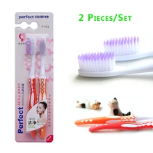 2 шт./компл. мягкие волосы зубами бамбук стоматологические инструменты для чистки языка десны уход за зубами Зубная щётка для отбеливания зубов