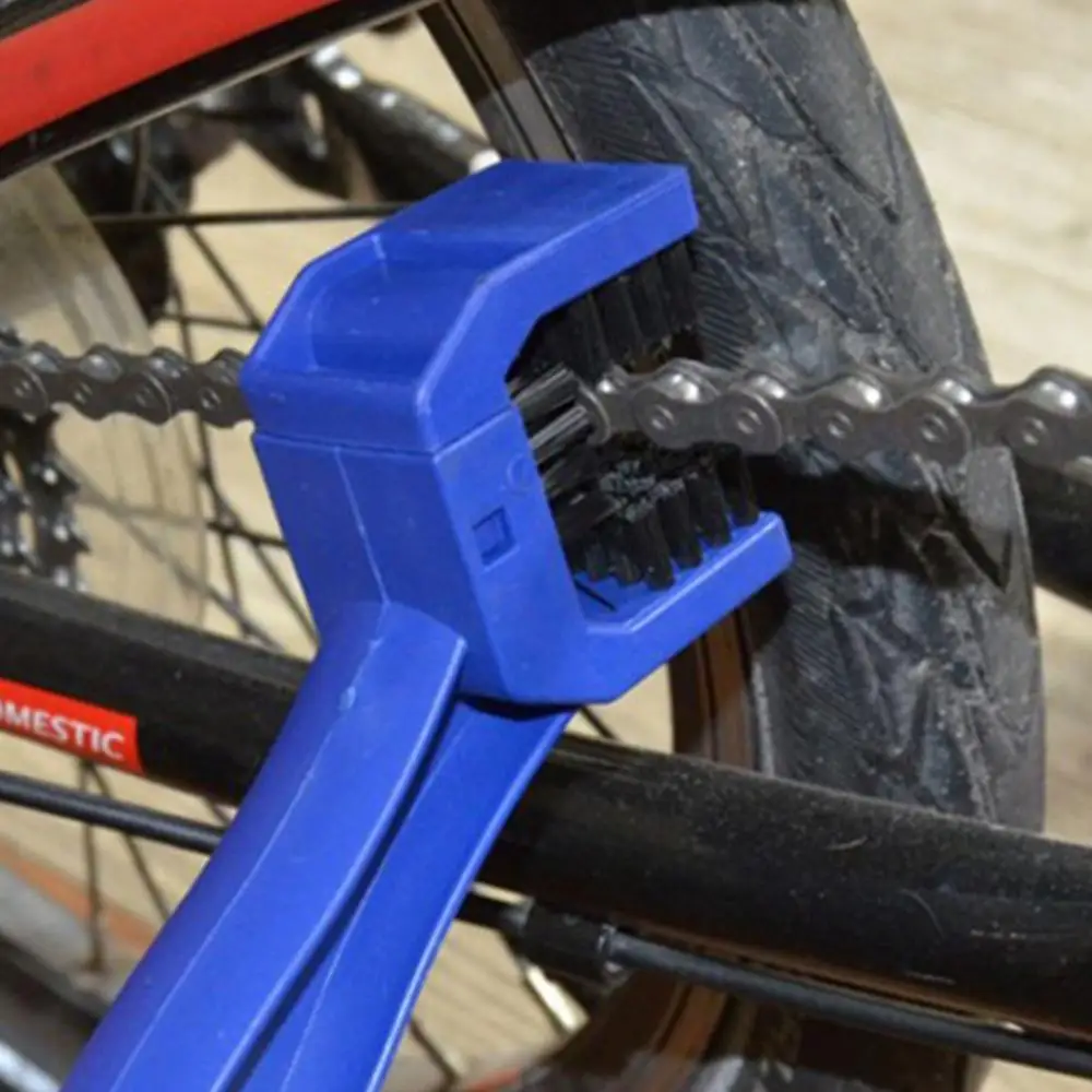 Best Plastic Cycling Motorcycle Bicycle Chain Clean Brush Gear Grunge Brush Cleaner Outdoor Cleaner Scrubber Tool 5