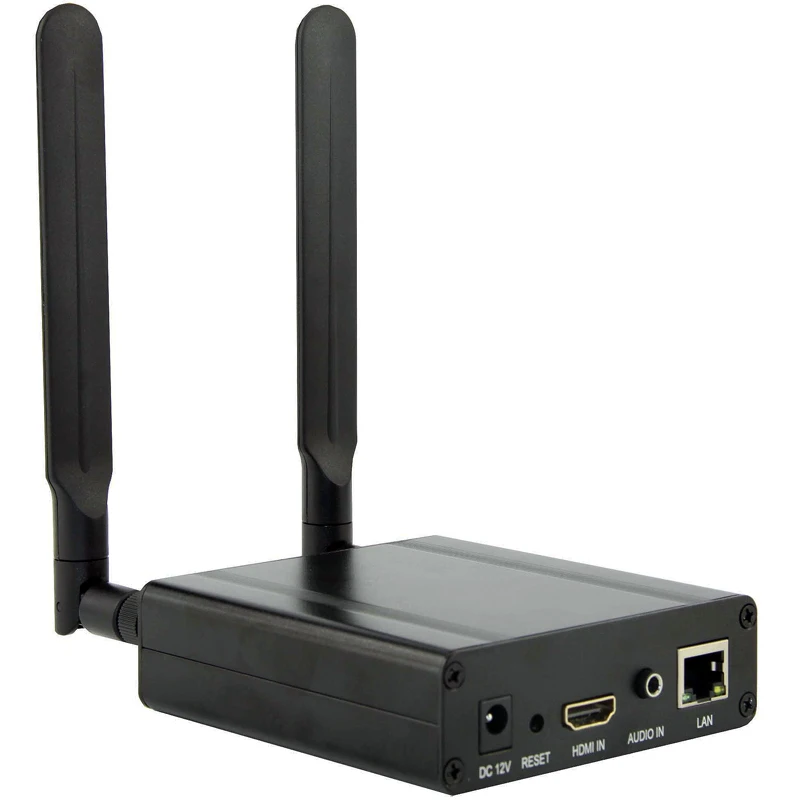 HEVC H.265 Wi-Fi HDMI видео кодировщик HDMI к IP живое потоковое кодирование H.265 H.264 беспроводной с HTTP UDP RTP HLS RTMPS RTMP ONVIF
