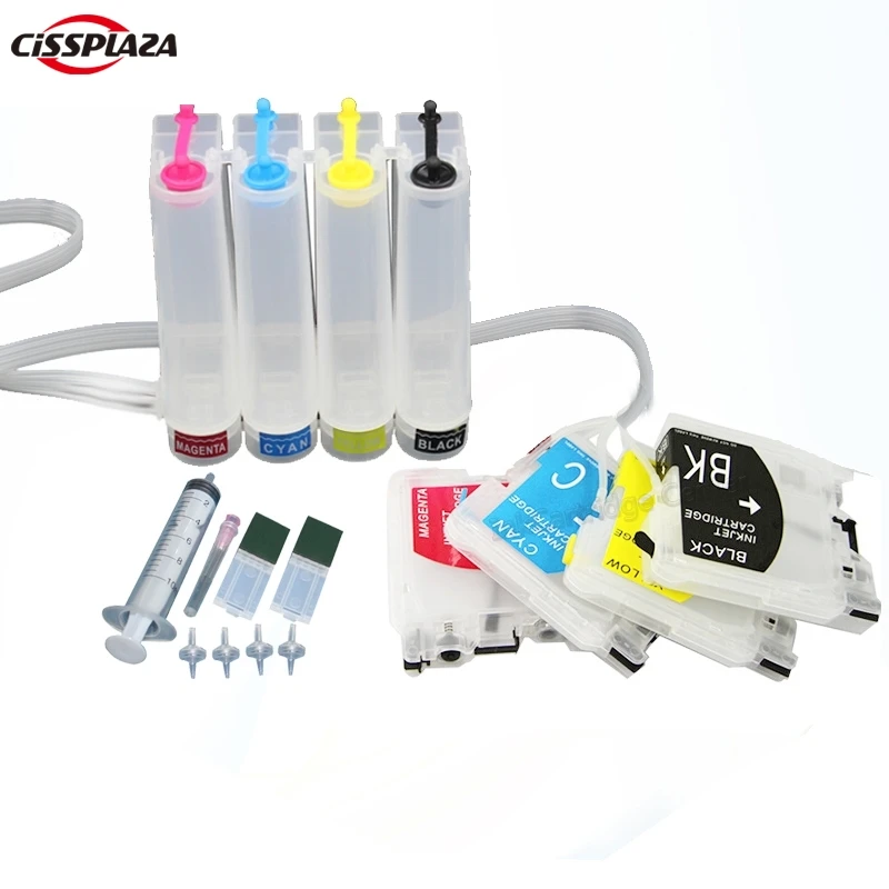 CISSPLAZA empty CISS compatible for Brother LC65 LC67 LC980 LC990 MFC6490W 290C 490CW 145 J410W/J415W/J615W | Компьютеры и офис