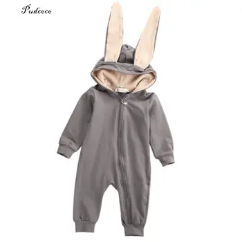 

Baby Rompers !Baby Girl Boy Rabbit 3D Ear Cotton Romper Jumpsuit Tops Outfits Clothes Size 0-3T