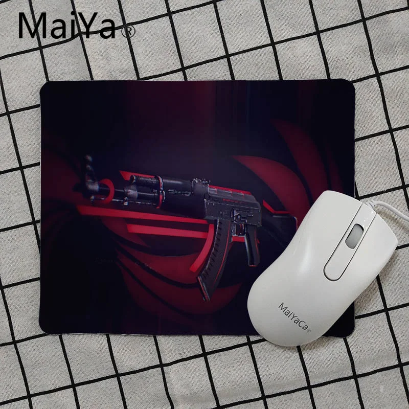 MaiyaNew дизайн Cs go красивый пистолет геймер скорость мыши розничная продажа маленький резиновый коврик для мыши Лидер продаж оптовая продажа