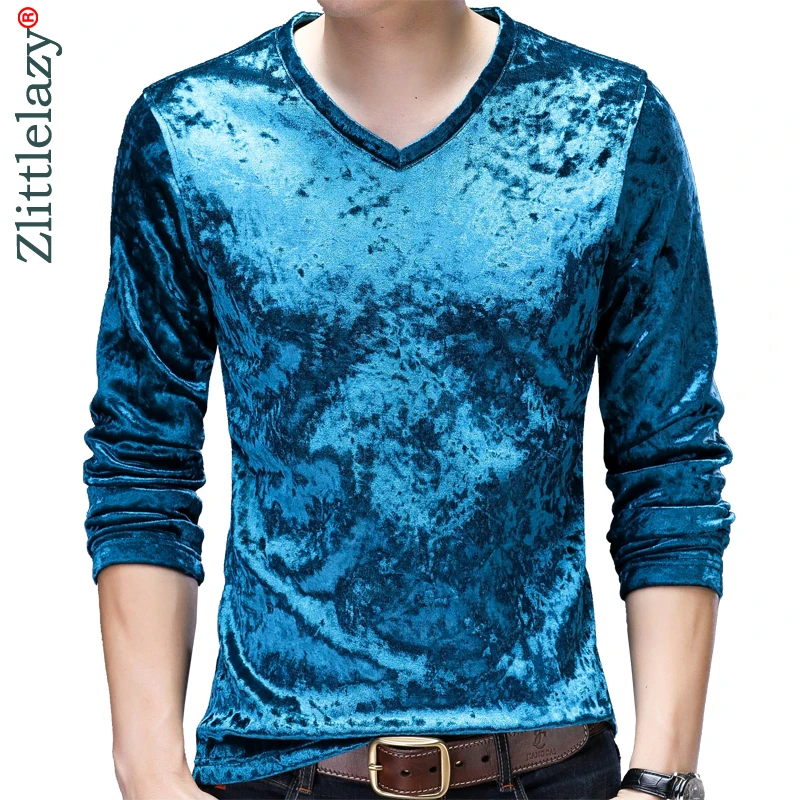 Новинка 2019 Повседневная футболка с длинным рукавом уличная одежда мужские