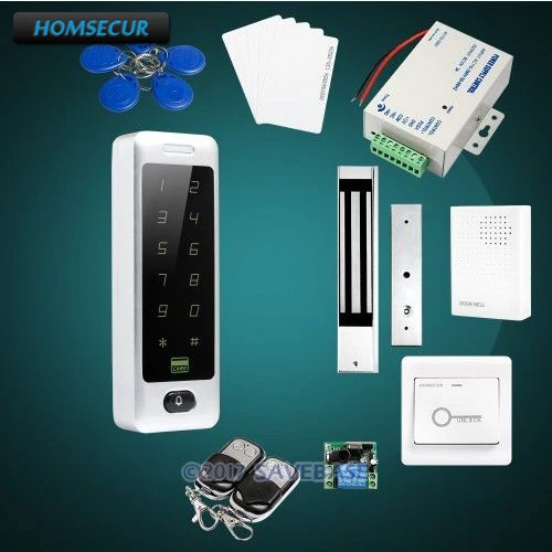 

HOMSECUR Waterproof Touch Keypad DIY Access Control System With Data Copy and Backup For Easy Storing