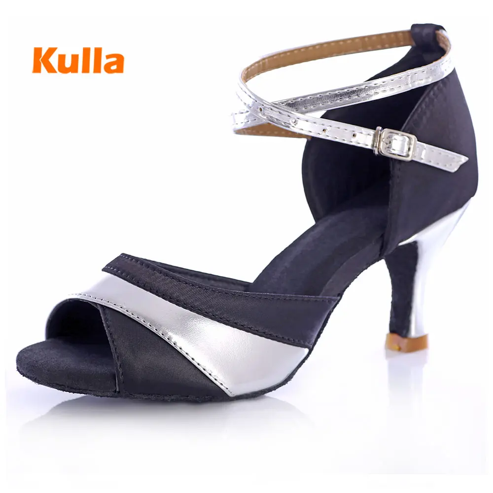 High Quality Ladies Latin Shoes 5cm/7cm High heels Salsa Tango Dance Shoes Professional Ballroom