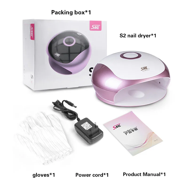 

Nail Dryer 48W SUNS2 UV LED Lamp SUN Lamp Nail for Automatic Sensor Curing All Gels Builder Polish Varnish Manicure Tools