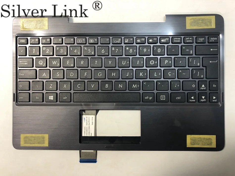 BR Brazil Keyboard FOR ASUS T100 T100TA T100A T100C T100T T100TAF T100TAL T100TAM T100TAR black With Palmrest Upper Cover BR Brazil Keyboard FOR ASUS T100 T100TA T100A T100C T100T T100TAF T100TAL T100TAM T100TAR black With Palmrest Upper Cover