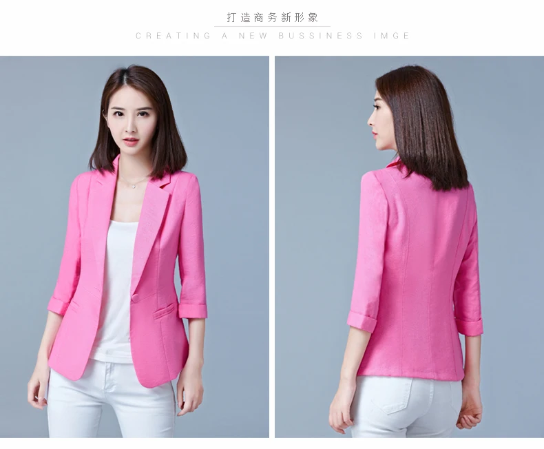 Блейзер Feminino размера плюс 5XL формальный осенний женский пиджак белый женский офисный женский топ Корейская мода