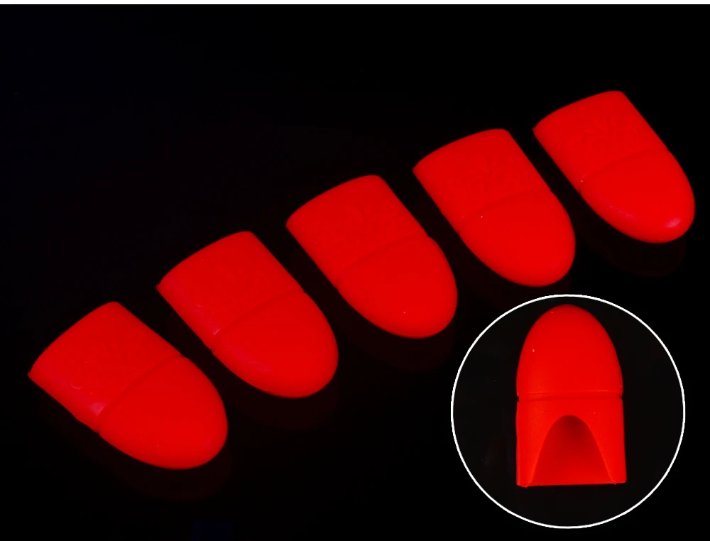 5 шт./компл. средство для снятия УФ гель-лака обертывания силиконовые био-Гели Soak Off Кепки зажим Маникюр нейл-арта