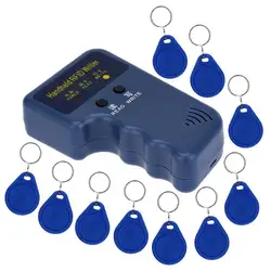 Ручной 125 кГц RFID ID Card писатель/Копиры копировальный + 10 шт. записываемый EM4305 ключ карты Лидер продаж